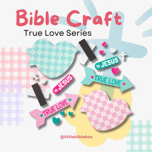 Load image into Gallery viewer, "True Love is Jesus" Bible Craft (Green)