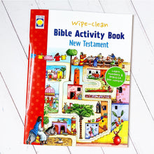 Load image into Gallery viewer, New Testament Wipe Clean Bible Activity Book