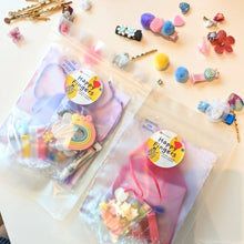 Load image into Gallery viewer, 10pc Kids DIY Hair Pin Hair Clip Kit | Children Activity Goodie Bag |