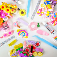 Load image into Gallery viewer, 10pc Kids DIY Hair Pin Hair Clip Kit | Children Activity Goodie Bag |