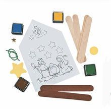 Load image into Gallery viewer, Christmas Nativity Ice Cream Stick Bible Craft