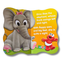 Load image into Gallery viewer, πΈπ¬ <Local Seller> Sesame Street Board Book | At the Zoo | Elmo Cookie Monster Big Bird | Baby Toddler Reading
