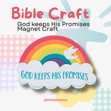 Load image into Gallery viewer, God Keeps His Promises Rainbow Fridge Magnet
