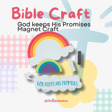 Load image into Gallery viewer, God Keeps His Promises Rainbow Fridge Magnet
