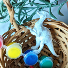 Load image into Gallery viewer, Dinosaur Painting Kit | Art Activity Bag for Kids | T Rex Stegosaurus Triceratops Velociraptor Spinosaurus | Birthday
