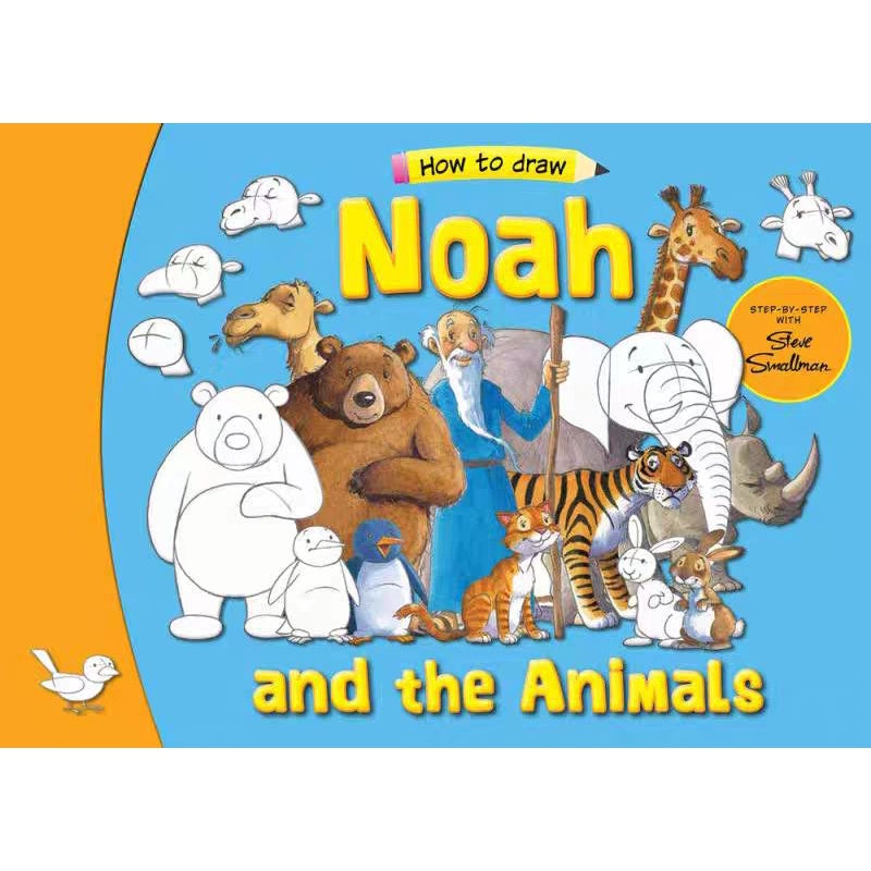 How to Draw Noah and the Animals
