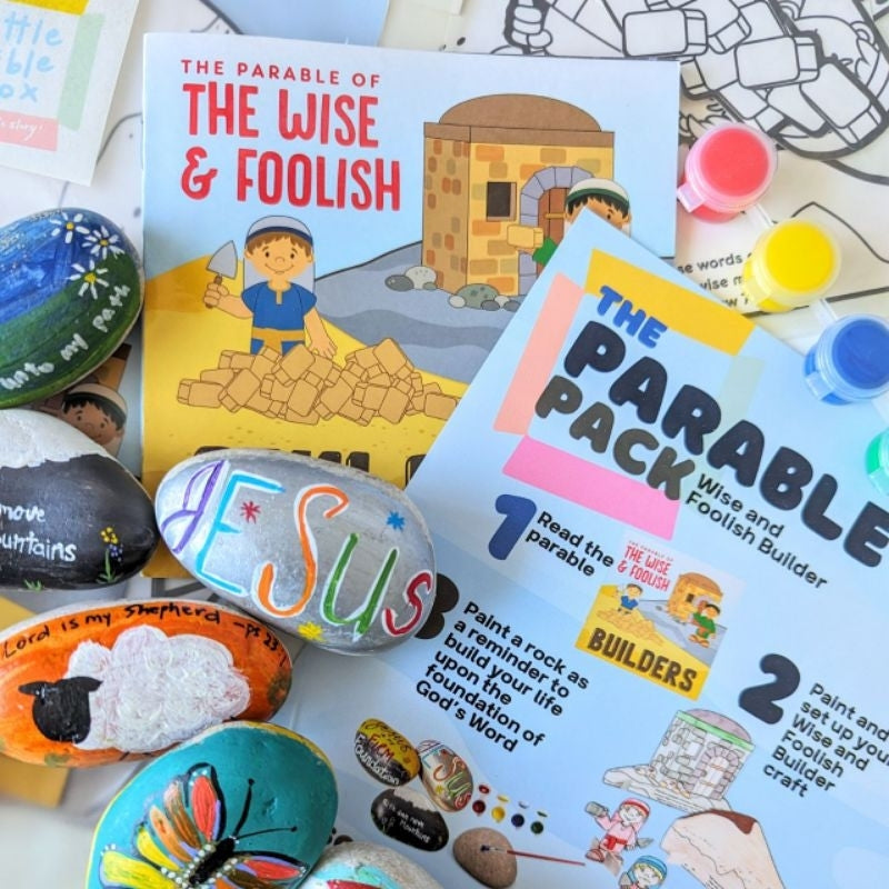 Wise & Foolish Builder Parable Activity Pack
