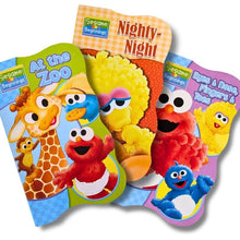 Load image into Gallery viewer, 🇸🇬 &lt;Local Seller&gt; Sesame Street Board Book | At the Zoo | Elmo Cookie Monster Big Bird | Baby Toddler Reading
