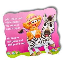 Load image into Gallery viewer, 🇸🇬 &lt;Local Seller&gt; Sesame Street Board Book | At the Zoo | Elmo Cookie Monster Big Bird | Baby Toddler Reading
